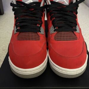 Jordan Air 4 Retro Black Gray Sneakers